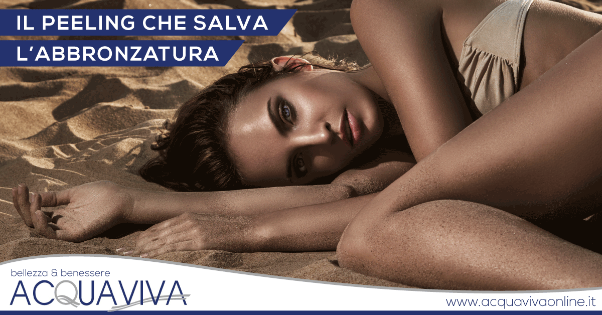 Peeling per mantenere l'abbronzatura dopo l'estate