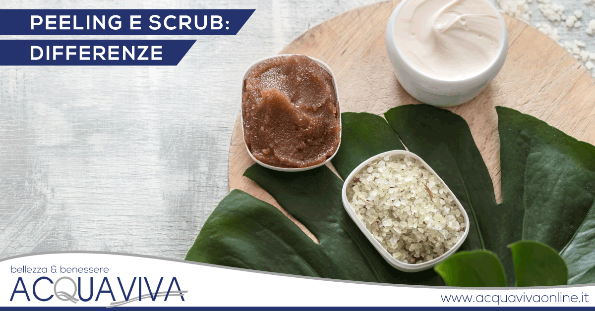 Differenze tra scrub e peeling